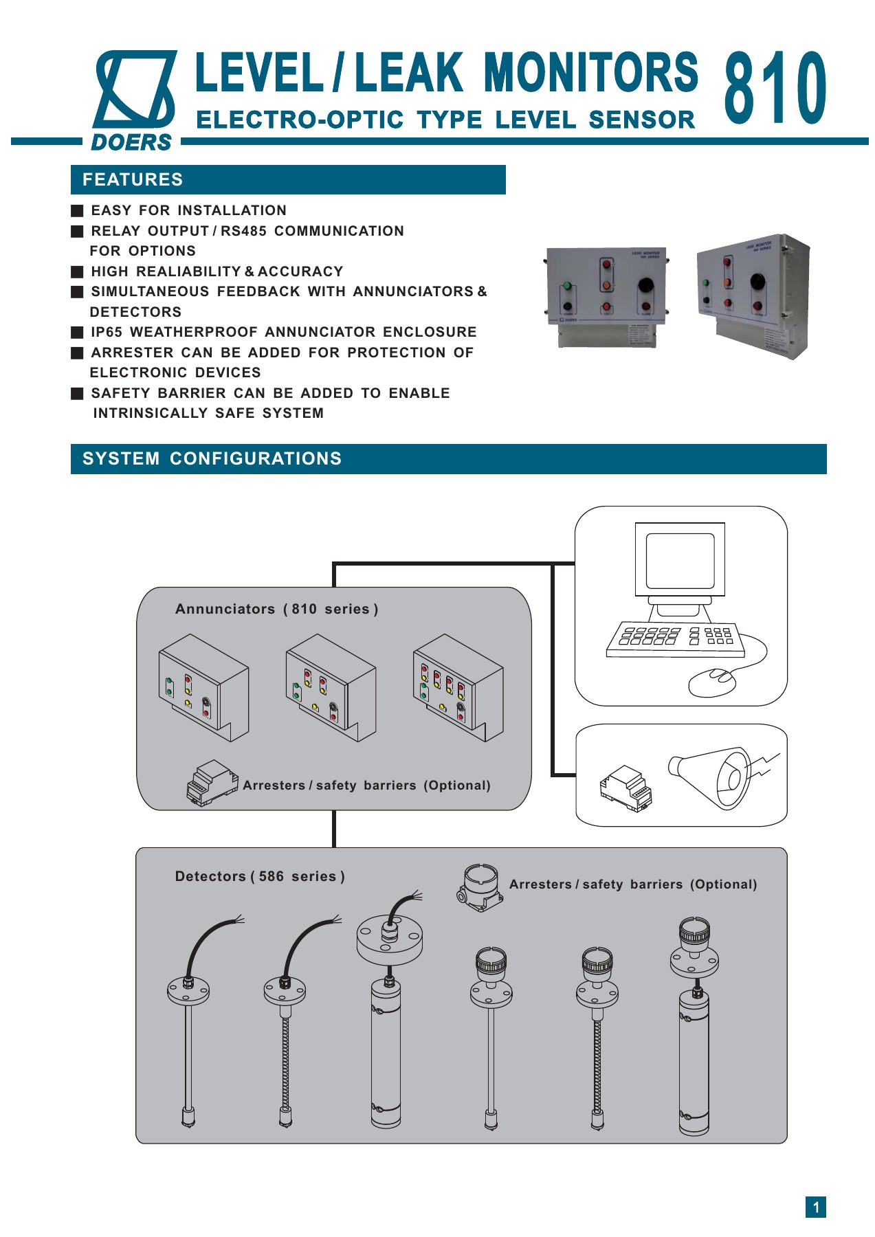 810 Series Technical sheet 1
